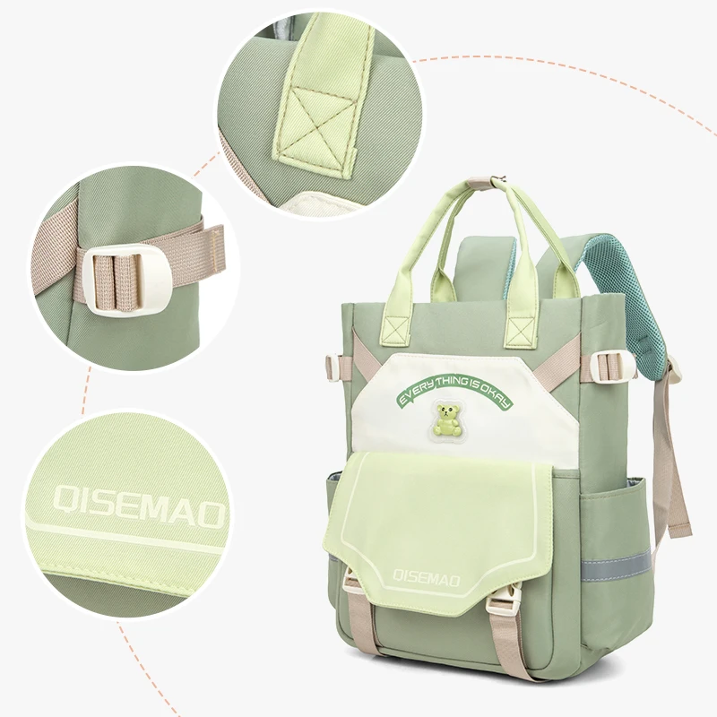 Schoolbag Girls Primary School Students High-Looking Waterproof Junior High School Girls Lightweight Soft Backpack