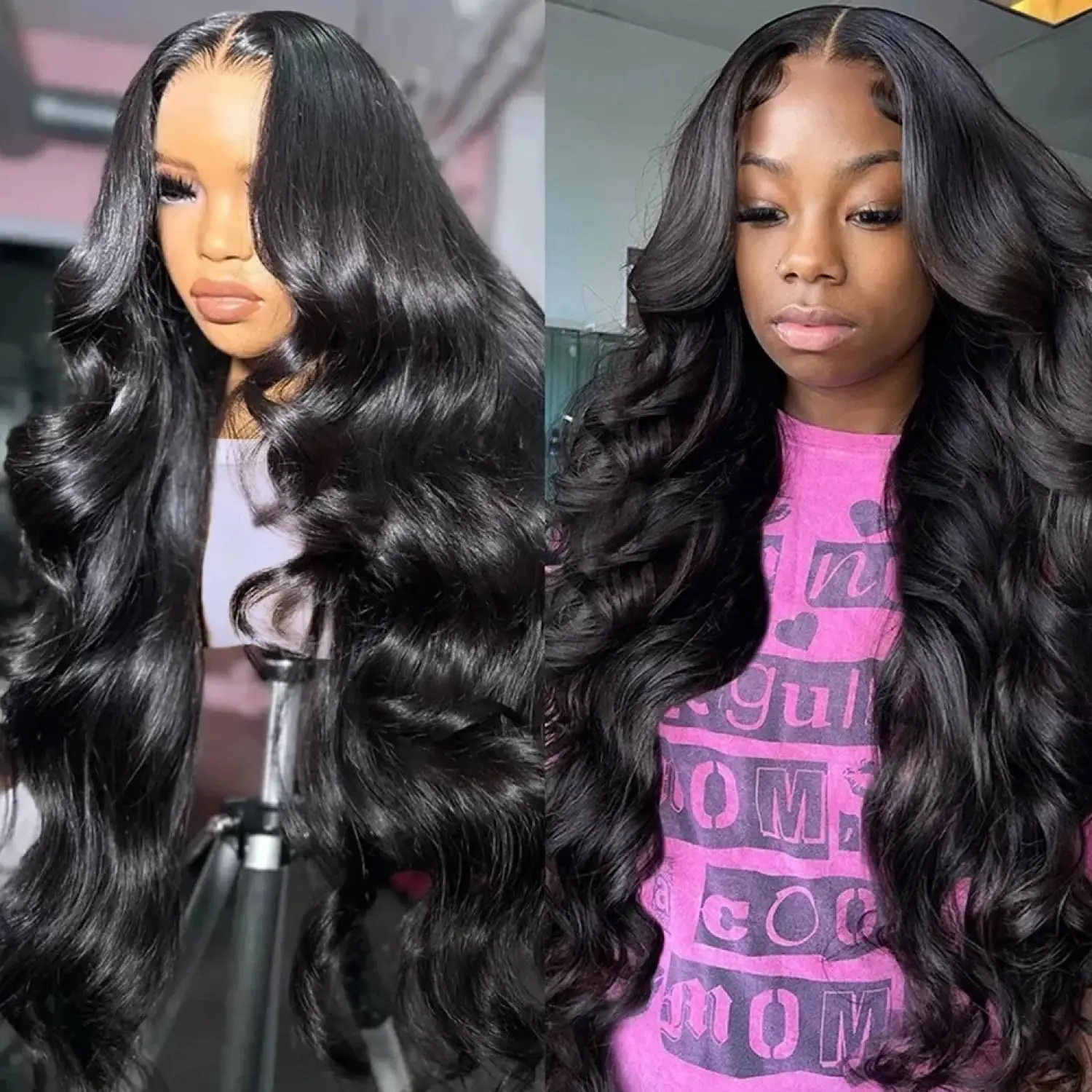 

13x6 Body Wave Lace Front Wig 13x4 Hd Lace Front Wig Human Hair Body Wave Wigs 180% Density Pre Plucked Glueless Wigs for Women