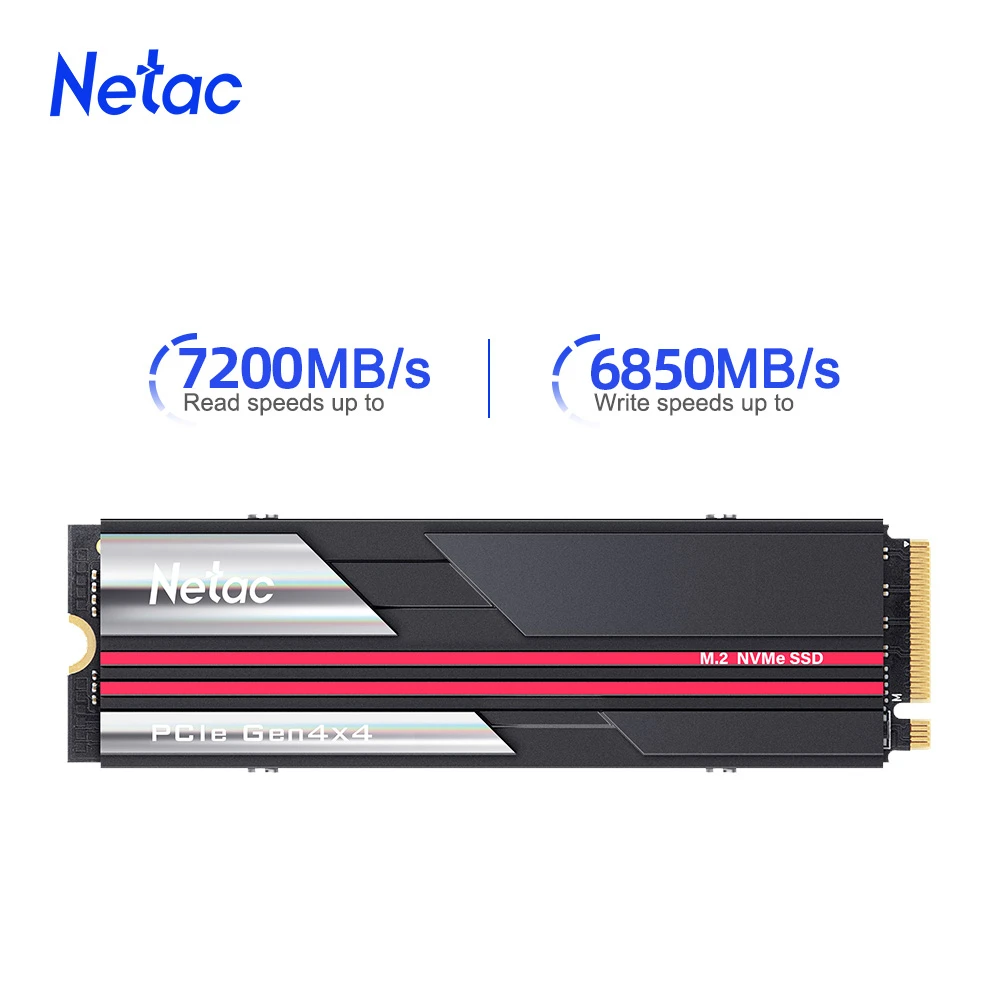Netac SSD 1tb 2tb 4tb SSD M2 NVMe PCIe 4.0 x4 M.2 2280 NVMe SSD Drive Internal Solid State Disk for PS5 Desktop best internal ssd for laptop