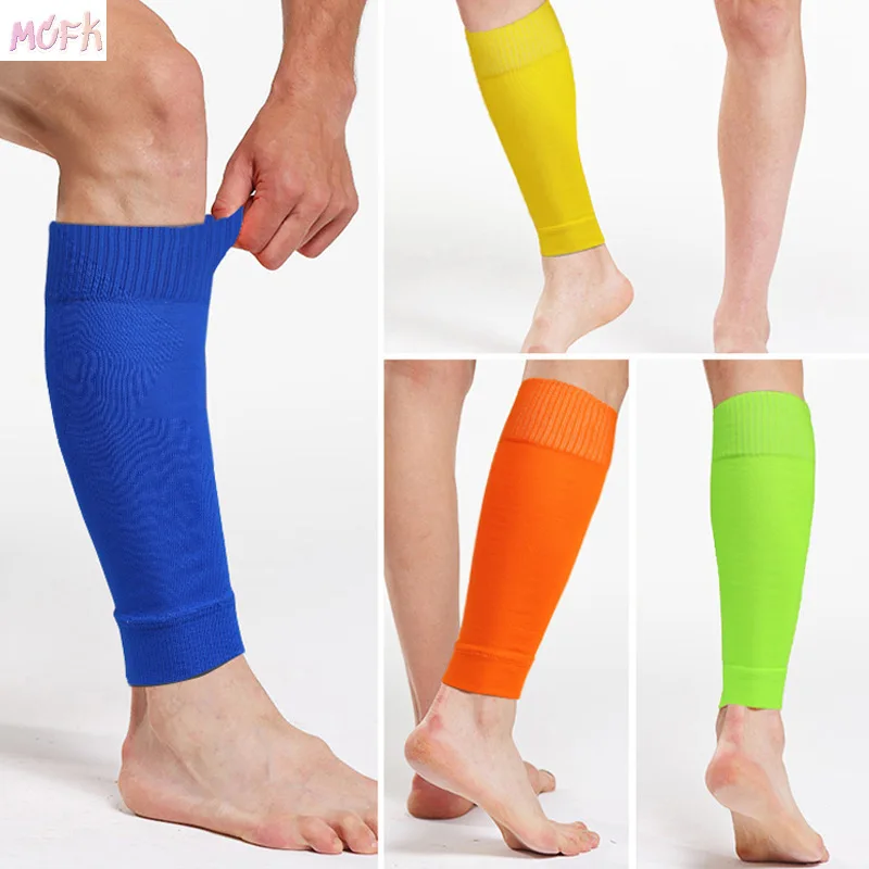 Men's Leg Warmers Baseball Football Sports Socks Adult Elastic Soccer Shin Guard Calf Socks Children's Leg Brace