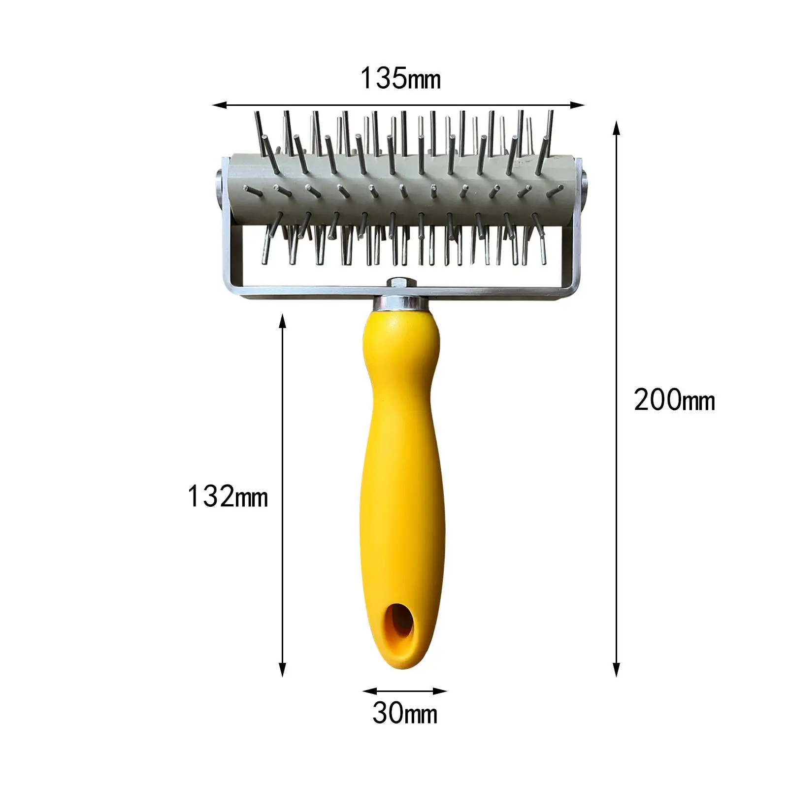 Pizza Roller Docker Spike Roller Needle Roller Wheel Hole Punch Pizza Rolling Pin for Cookie Flatbread Pie Crusts Sandwich Pie