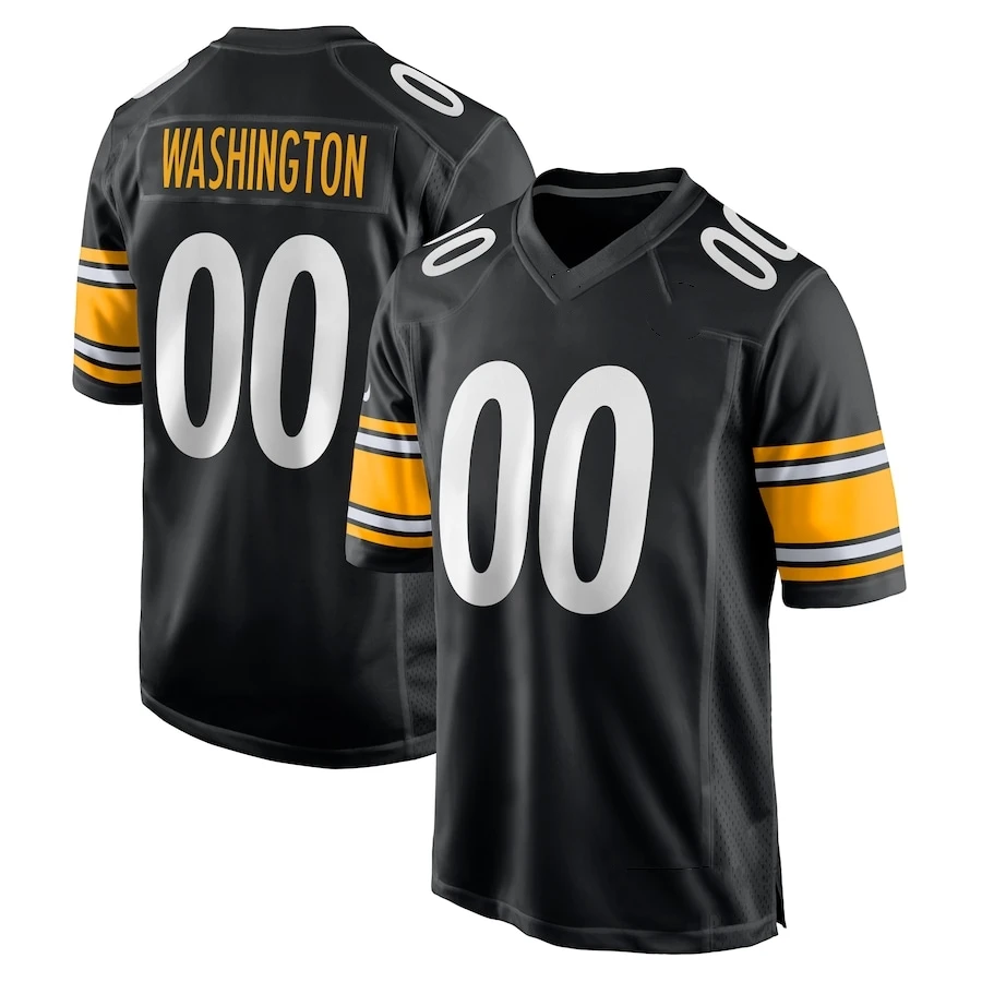 thumbnail image 1 of Camisetas de fútbol bordadas de Pittsburgh personalizadas para hombres, mujeres y jóvenes Watt Pickens Fields Wilson Shirts, 1 of 5