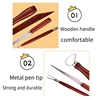 Clay Tools Pottery Carving Tools Set Of 15 Plastic Tools Mud Line Cutting Tools Multi-Purpose Clay Tools Durable Easy To Use 2