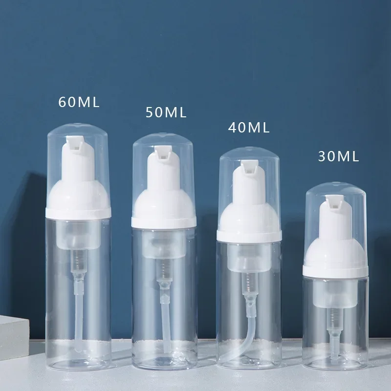 30/50/60ml Foaming Soap Bottle Empty Facial Cleanser Pump Bottles Refillable Lotion Shampoo Dispenser for Travel Bathroom Supply soap dispenser refillable bottle shampoo dispenser soap dispenser bottle foaming soap dispenser foam pump bottle