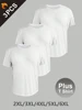 3PCS Plus T Shirt for Men's Big and Tall Shirts Men's Ultralight Quick Dry Sport T-Shirt 2XL/3XL/4XL/5XL/6XL 1