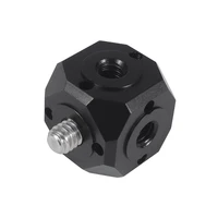 Universal Tripod Screw Hole Adapter Magic Cubic Mount for Magic Arm Flash Vlog Video Fill Light Microphone Extension Mount Head - Image 2