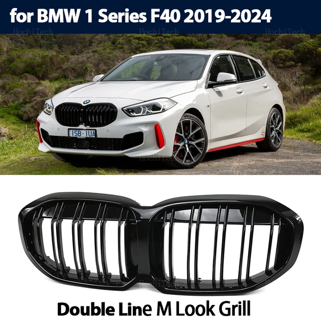 BMW 1 Series F40 Gloss Black Dual Line Grille