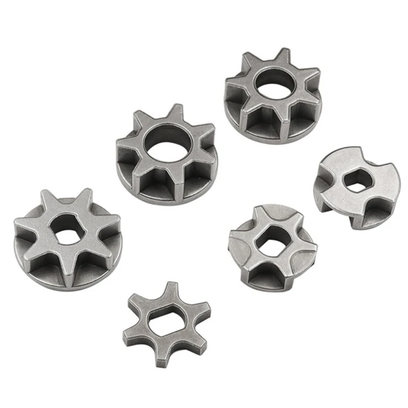 M10 M14 M16 Sprocket Chain Saw Gear for Grinder Replacement Gear Chainsaw 7/6/3 Tooth Electric Bracket Power Tool