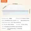 Mattress Topper Premium Memory Foam Fiber Fill King Size 4 in Thickness 6