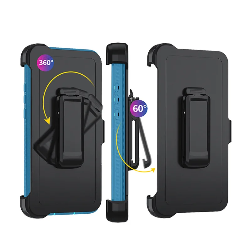 Heavy Duty Shockproof Defender Case with Belt Clip