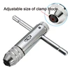 M3-M8 Adjustable Ratchet Hand Tap Wrench M5-M12 Extended Tapping Forward and Reverse Tapping Tool Accessories 3