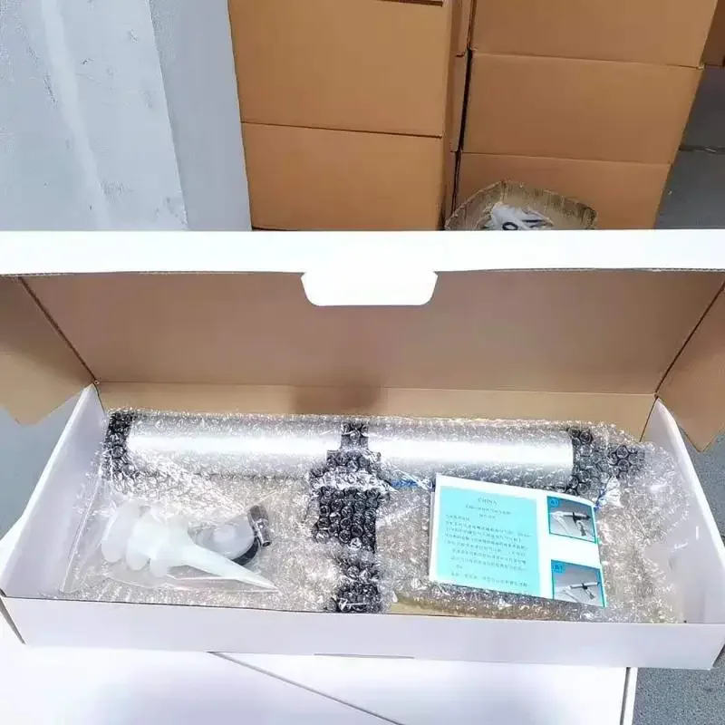 소시지 공압 코킹 건, 실리콘 실란트 건, 공기 고무 건, 코크 어플리케이터 도구, 투명 접착제 노즐 3 개, 600ml