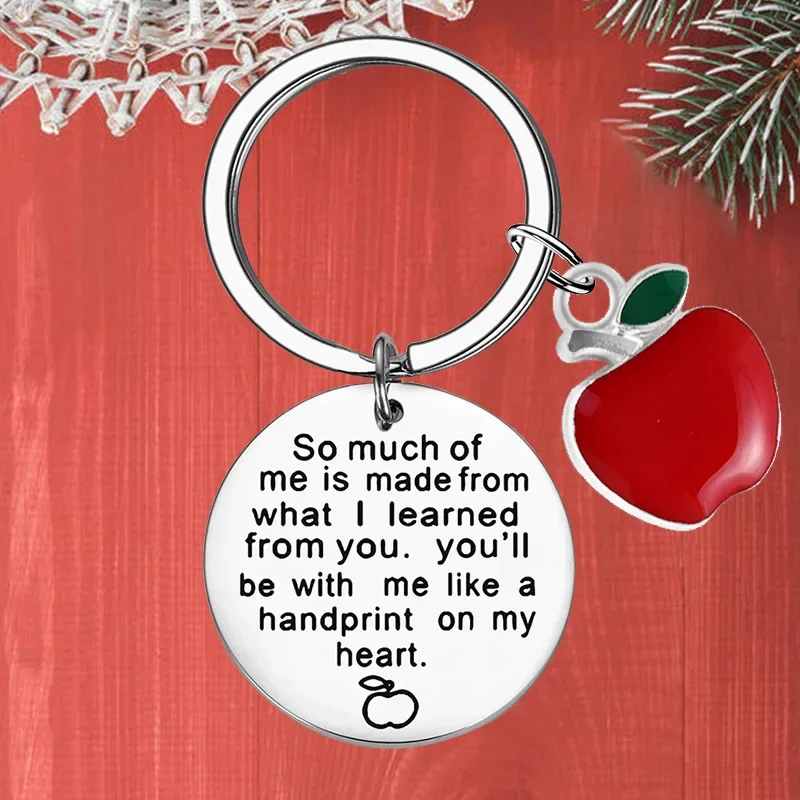 

Thank you Teacher gifts Keychain Teacher Appreciation Gifts Key chain Keyring Holder