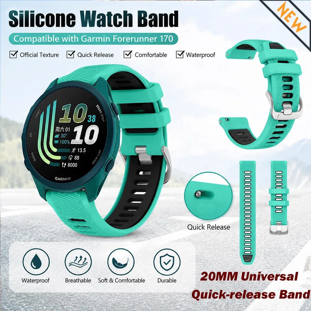 Enhanced Product Title: Premium Replacement Strap for Garmin Forerunner - Superior Quality Band Bracelet in 42mm Size