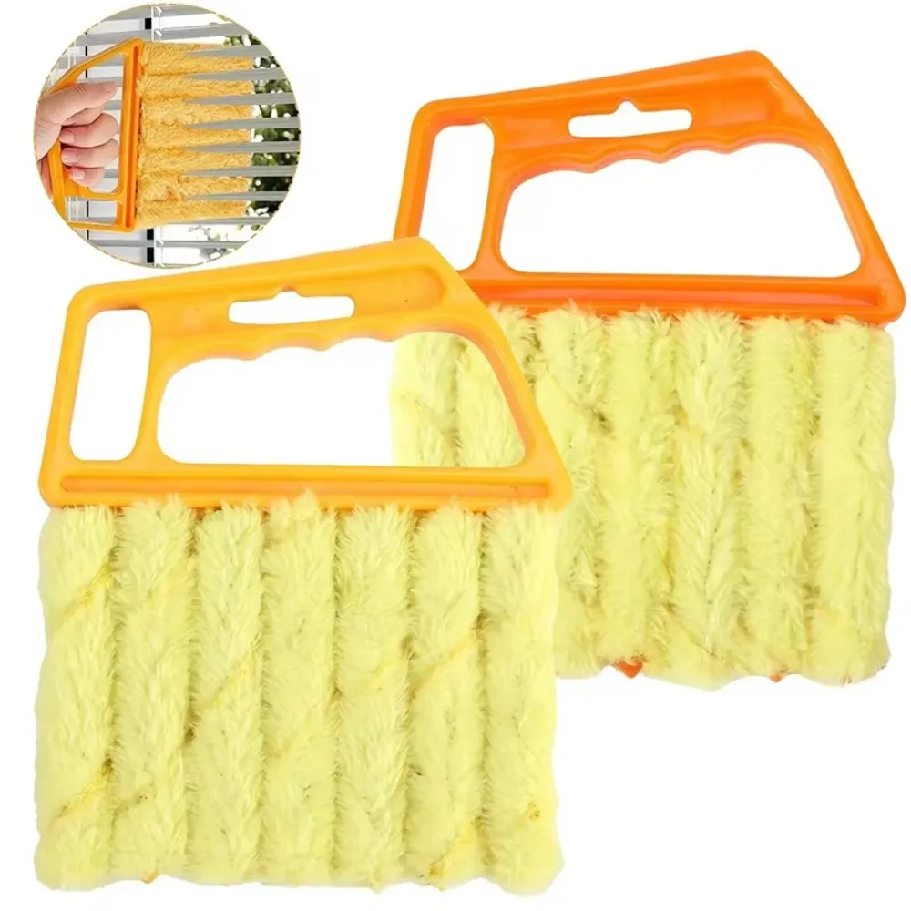 Household Cleaning Brush Dust Removal Dusters Cleaning Tools Removable Machine Washable Microfiber For Windows Curtains Blinds 2