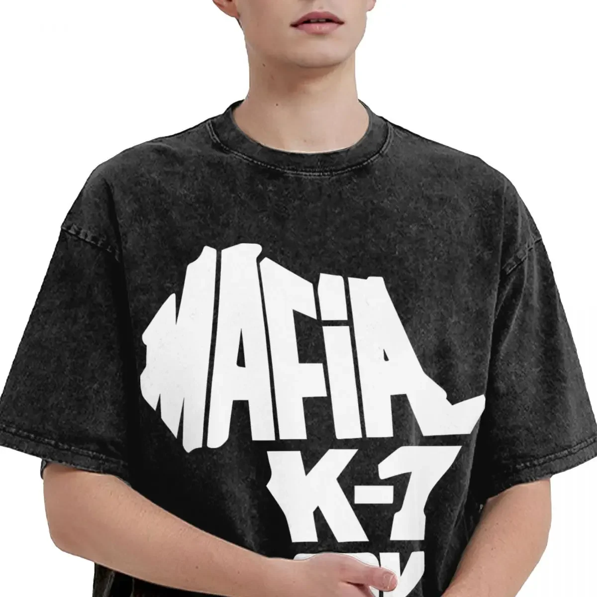 Funny MK1F Mafia K Fry T-Shirt DJ Mehdi Men's T-shirt Printed