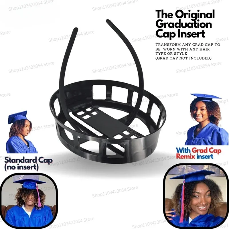 

Graduation Hat Plugin Graduation Bachelor Hat Headband Wearing Auxiliary Fixation and Anti Falling Tool 2024 New Product