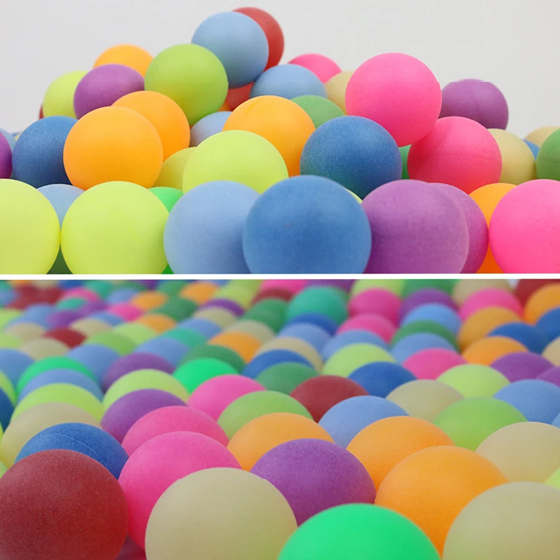 Bolas de tênis de mesa coloridas, jogos de cores mistas e bolas de  publicidade, podem ser usadas como bolas de tênis de mesa recreativas,  treinamento