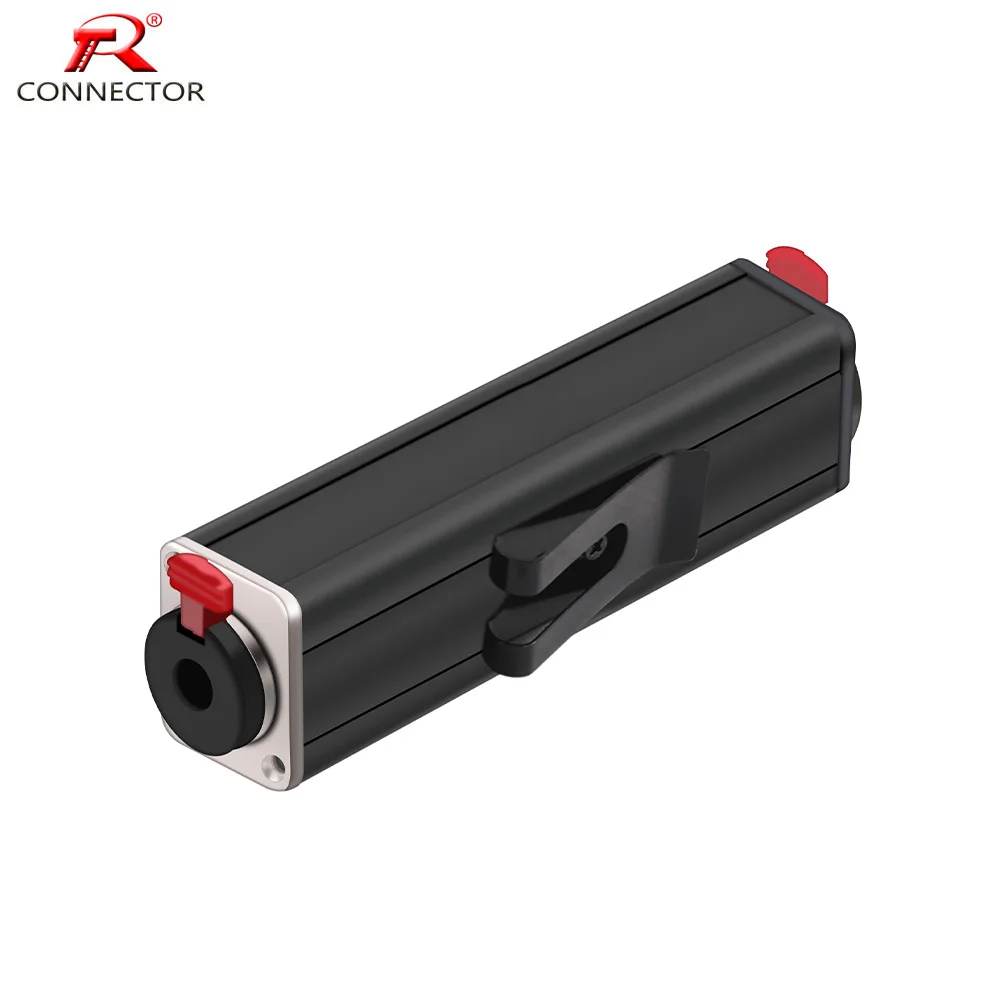 Chassis de Conector Dupla Função Montagem em Painel Soquete Estendido Xlr Reto Adaptador de Alto-falante 635 mm Pcs