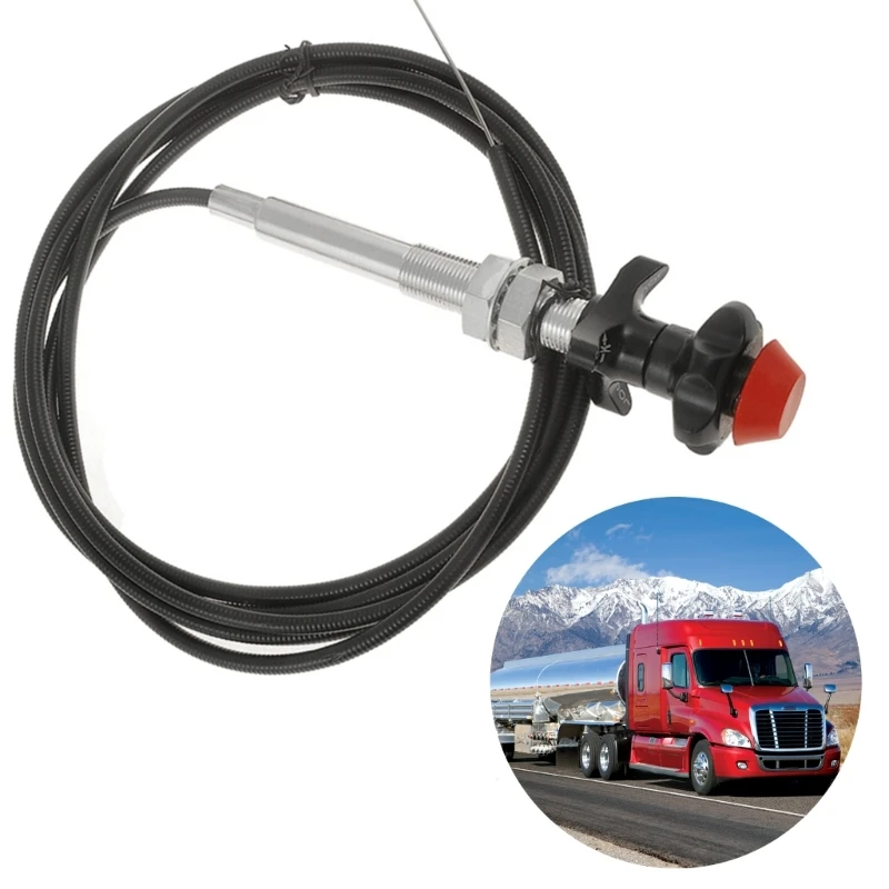 

Vernier Locking Throttle Control Cable 55204 VCGTX10 Durable with 2 in Spare Part Multi Purpose for Length Universal Fit