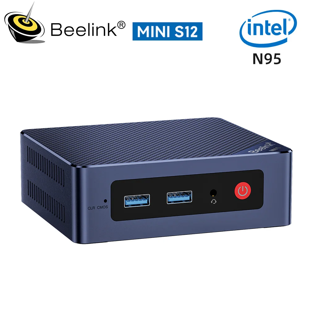 Beelink mini S12 pro intel 12th N100 intel 11th N5095 mini PC 8GB 128GB 256G SSD N95 ploše herní počítač VS GK3V