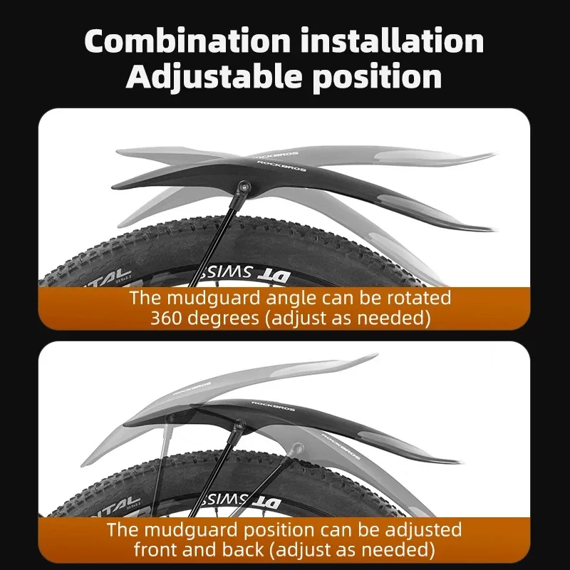 Bicycle Fender 1-2PCS Mountain Bike Quick Dismantling 26-29 inch Universal Durable Innovative bicycle fender