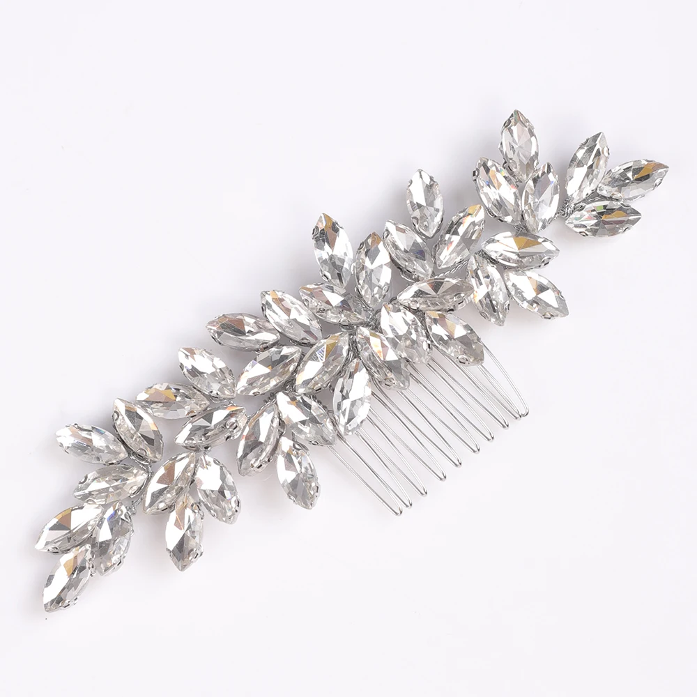 Rhinestone Flower Bridal Hair Combs Wedding Headwear Brides Hair Accessories Party Prom Jewelry Fashion Bridesmaid Tiaras hair accessories,bridal hair accessories