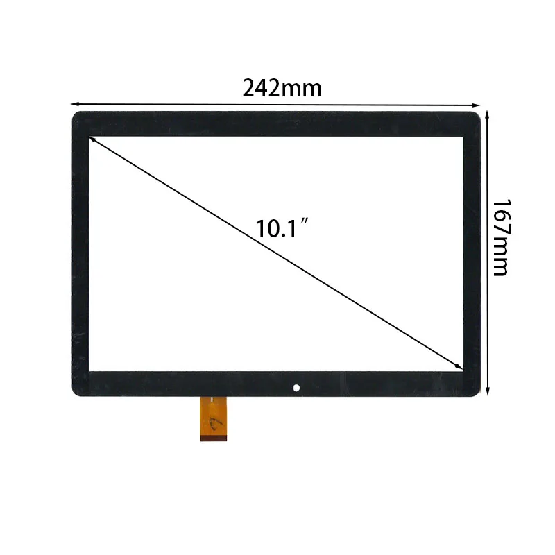 

Сенсорный экран дигитайзер панель стекло для YJ472FPC-V0 / XLD1009-V0