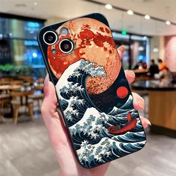 Japan Waves Artistic Landscape Shockproof Soft Phone Case - Pixel 7 5G (M - C1599T1)