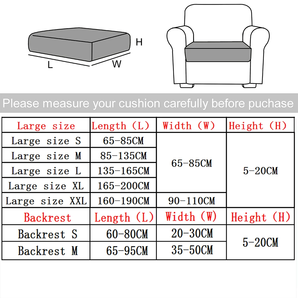 Waterproof Sofa Cushion Cover Jacquard Thickened Universal Sofa Slipcover Elastic Living Room Dustproof Couch soft Cushion Cove 4