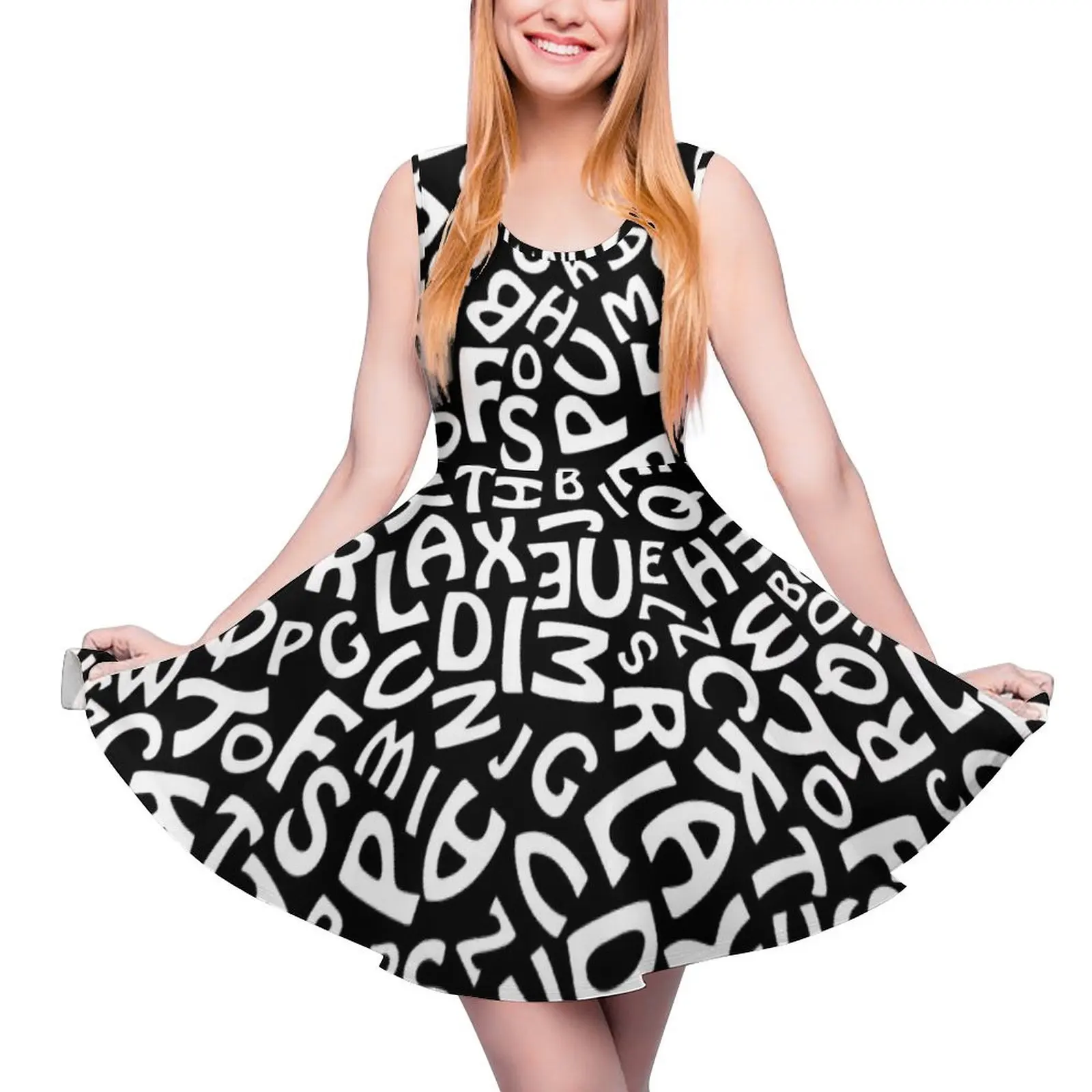 

Alphabet Round Neck Dress women clothing 2024 new arrivals dress women summer