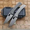 JUFULE Limited SPK Lamia TC4 Titanium Handle 154CM Blade Ceramic Bearings Pocket EDC Tool Camping Hunting Outdoor Folding Knife 1