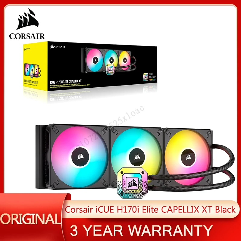 Corsair iCUE H170i ELITE CAPELLIX 新品 Amazon.com: H170i ELITE CAPELLIX Liquid CPU Cooler - 33
