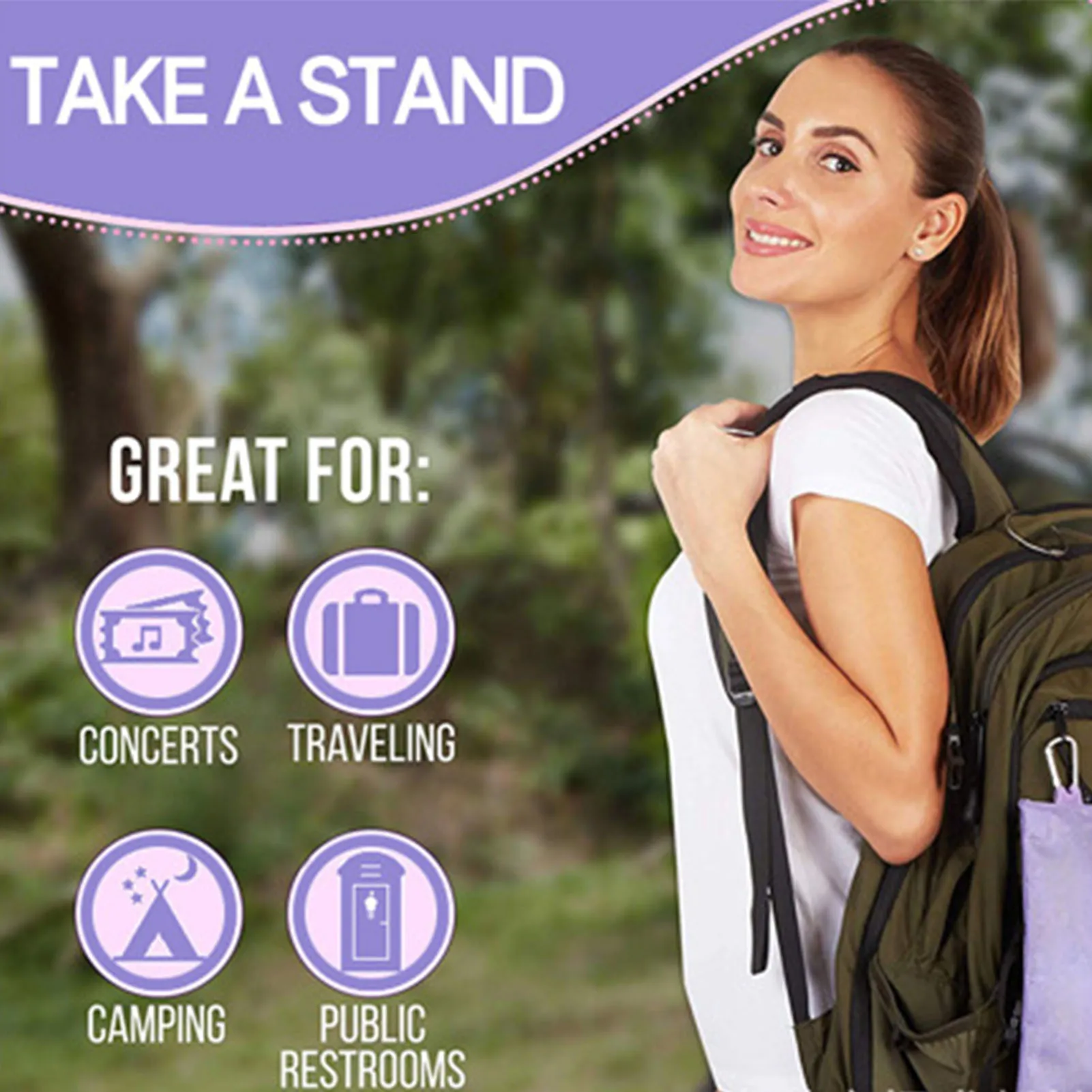 Design Female Urination Device Womens Pee Funnel for Camping Car Travel Outdoor Activities Portable Female Urinal Heath Care