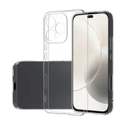 Ultra Slim Transparent Soft TPU Back Cover - Clear Bumper Case for Honor 400 Lite (Clear)