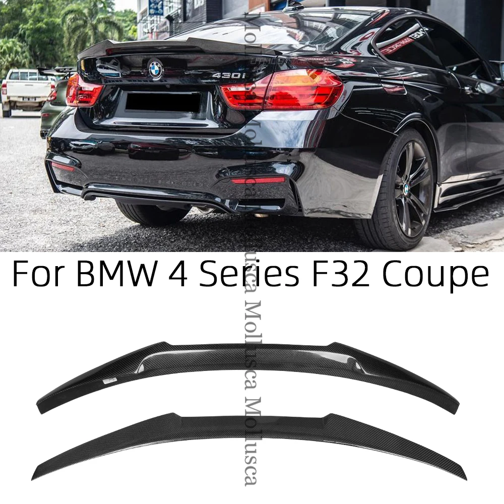 For BMW 4 Series F32 Coupe PSM/CS/M4/P Style Carbon fiber Rear Spoiler  Trunk wing 2013-2020 430i 435i 440i