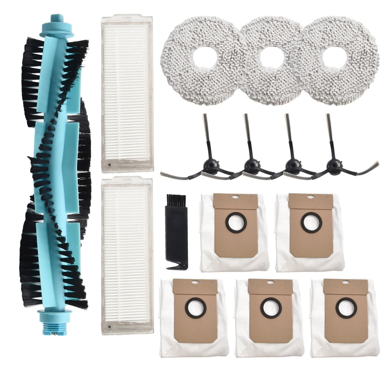 

Vacuum Cleaner Spare Parts Roller Brush Side Brushes HEPA Filters Mop Cloth Dust Bags For Cecotec For Conga 11090 Vacuum Cleaner