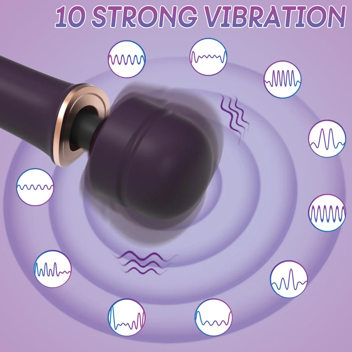 Sex Toys G Spot Vibrator Wand Vibrators Sex Toys for Women Clitoral Stimulator Dildo 10 Vibrating Magic Wand Vibrator Massager for Female