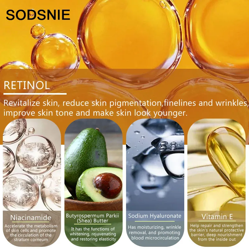 Retinol Anti Cellulite Body Cream Collagen Anti Aging Improve Sagging Skin Remove Wrinkle Firming Lifting Whiten Body Skin Care body lotion cream