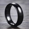 New RFID 125KHz 13.56MHz Rewritable Black Ceramic Samrt Fashion Ring ID EM4305/T5577 Cuid Chip FOR Men Or Women 2