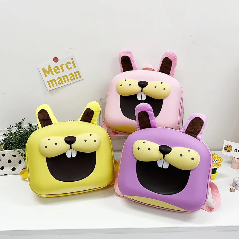 2024 Cartoon Cute Backpack Kindergarten Kids Bags for Girl School Bag Children Backpacks Rabbit Bag Mochila Infantil Masculino 2