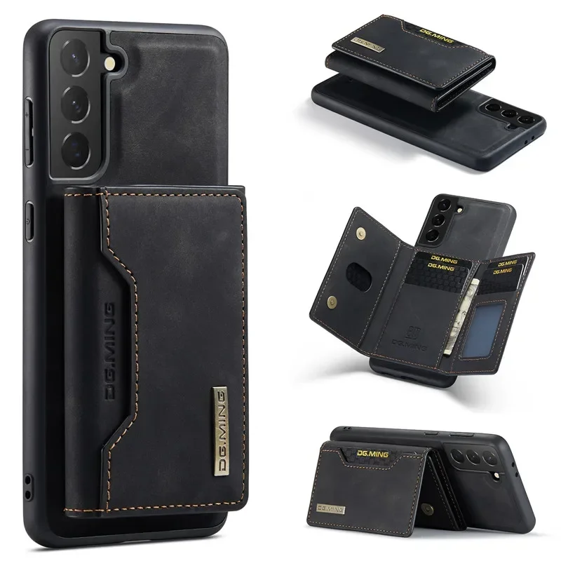 Magnetic Flip Leather Wallet Phone Case with Card Holder