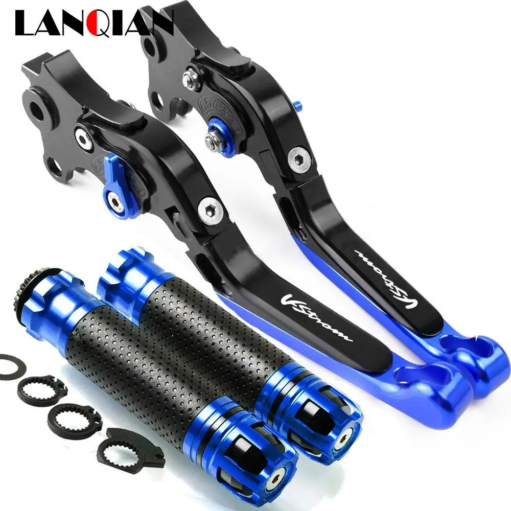 

FOR SUZUKI VSTROM DL250 V-STROM 250 2017 2018 Motorcycle Accessories CNC Adjustable Brake Clutch Levers Handbar End Grips