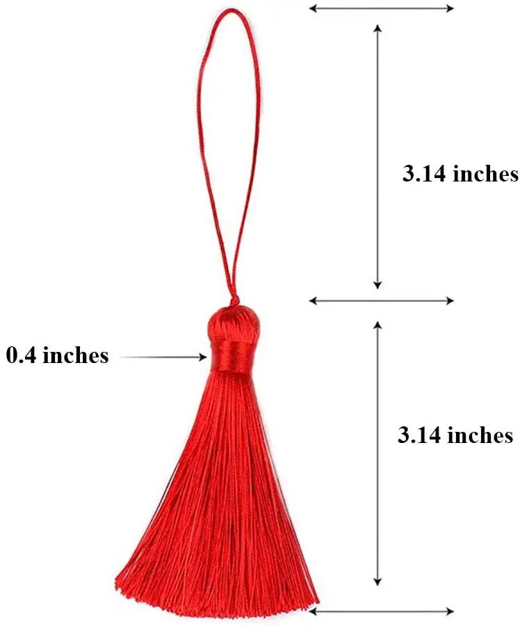 Tassel Fringe Tassel Trim Mini Tassels Silky Floss Tassels Leather Tassels Fluorescent Tassels Tassel Accessories Tassel Decoration Silk Tread Tassel Jewelry Curtain Garment Decor Accessory 2Pcs/Lot for DIY Key Chain Cellphone Bag