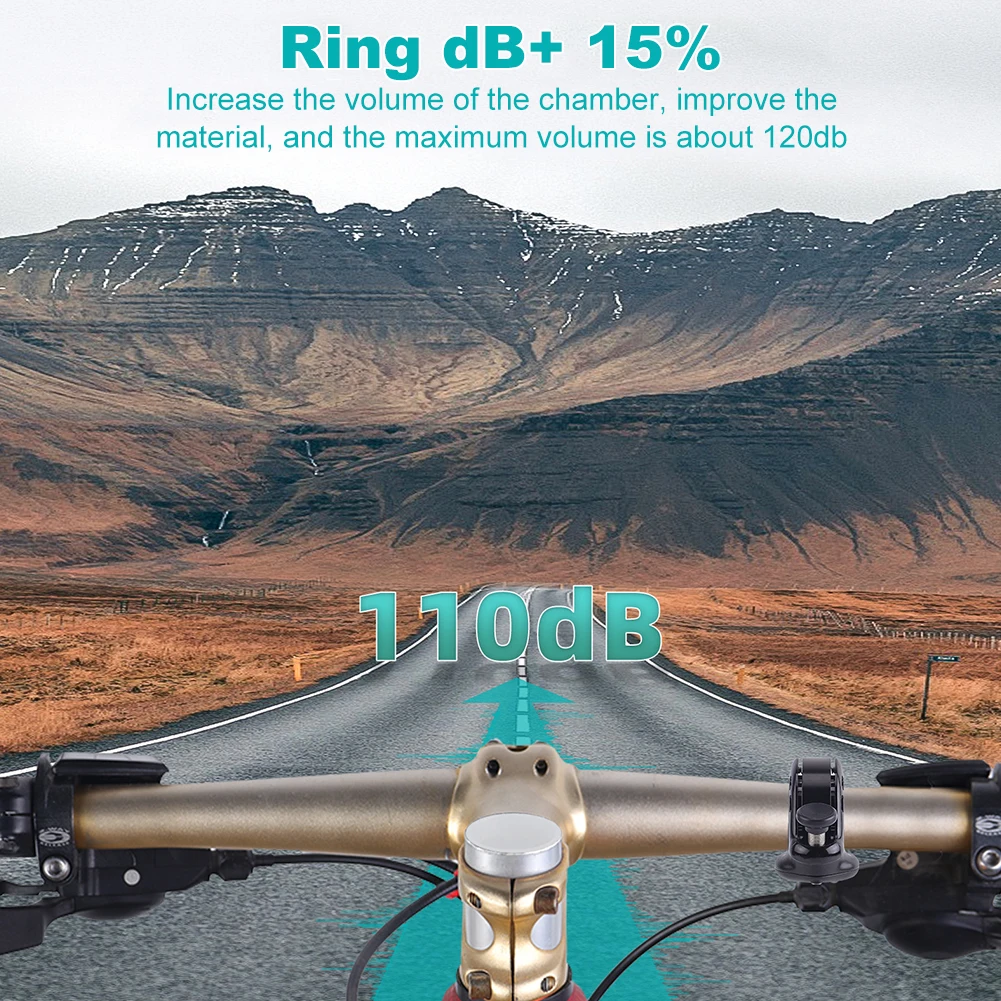Bicycle Bell Horn for Apple AirTag Aluminium Alloy MTB Road Bike Ebike 1-3PCS bicycle bell,mountain bike bell,bicycle horn,bicycle accessories