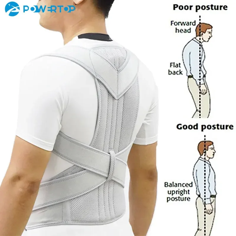 Posture Corrector Posture Corrector for Men and Women Back Posture Brace Clavicle Support Stop Slouching and Hunching Adjustable Back Trainer