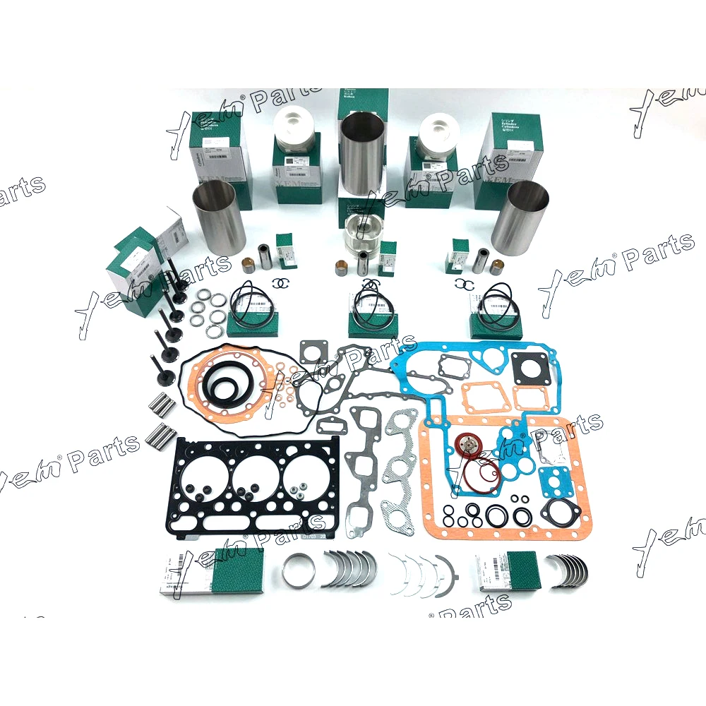 

For kubota engine D1703 D1703-IDI overhaul rebuiding kit piston bearing gasket kit