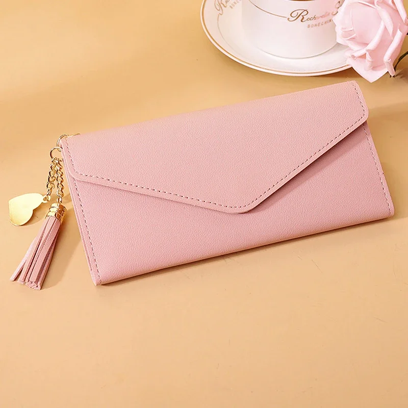 Fashion Women Wallets Simple Zipper Purses Black White Gray Red Long Section Clutch Wallet Soft PU Leather Money Bag 4