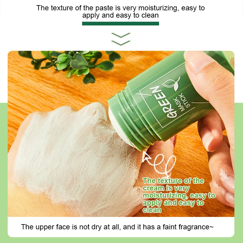 Sb7eafeeece7145029faf1a6ba08a9aa50 Green Tea Deep Cleansing Facial Mask Stick Pore Cleaner For Face Purifying Clay Blackhead Remover Skin Care Beauty Health