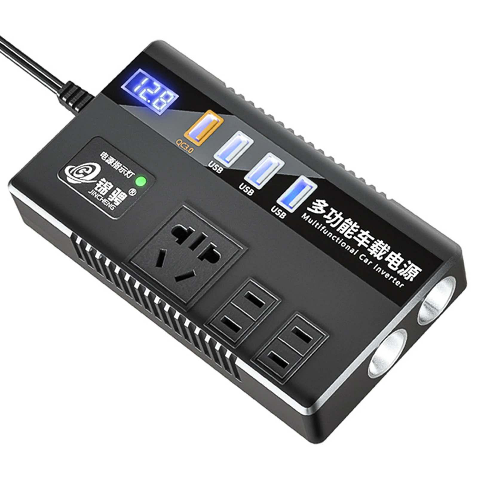

12V24V Car Inverter Converter Auto Power Adapter Type C USB Fast Charging Station Transformer Car Accessory